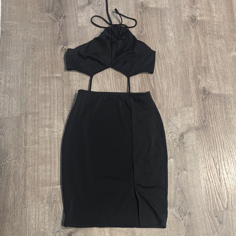 Fashion Nova Halter Dress